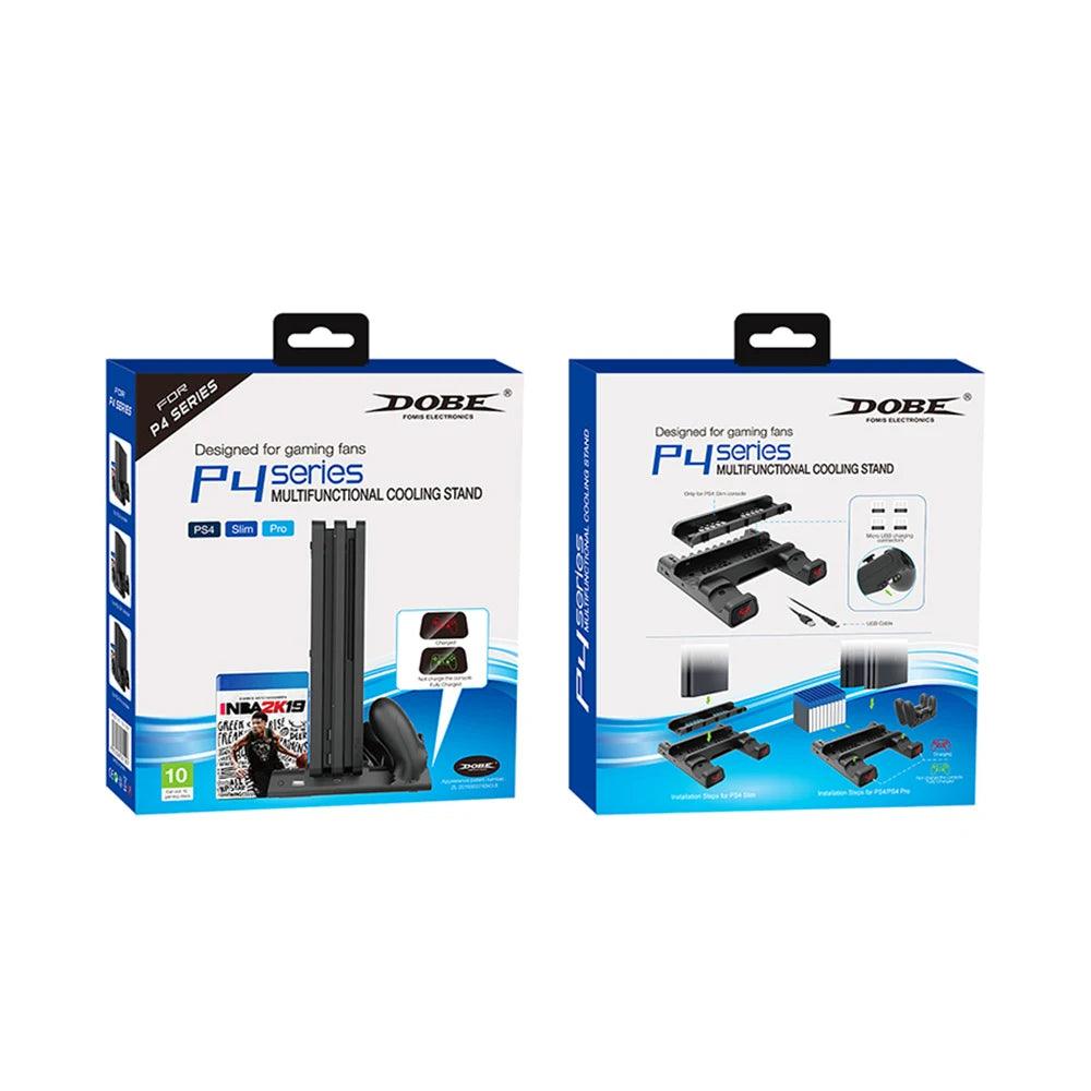 CoolDock PS4 – Base Vertical com Refrigeração e Carregamento