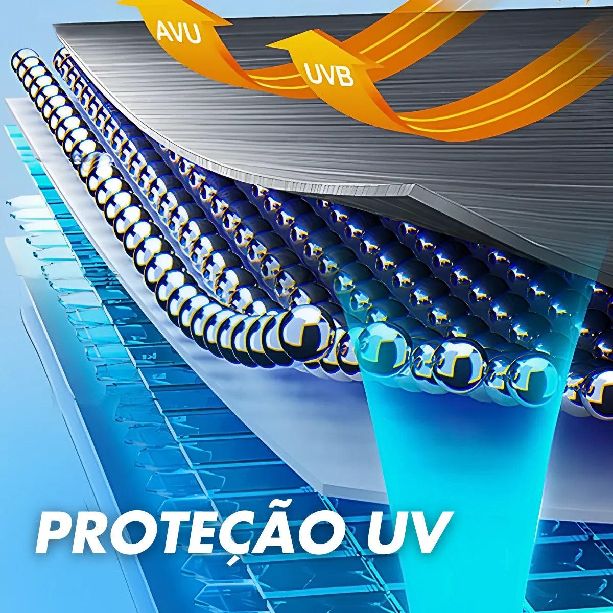 Protetor Solar Retrátil para Para-brisa - Proteção UV