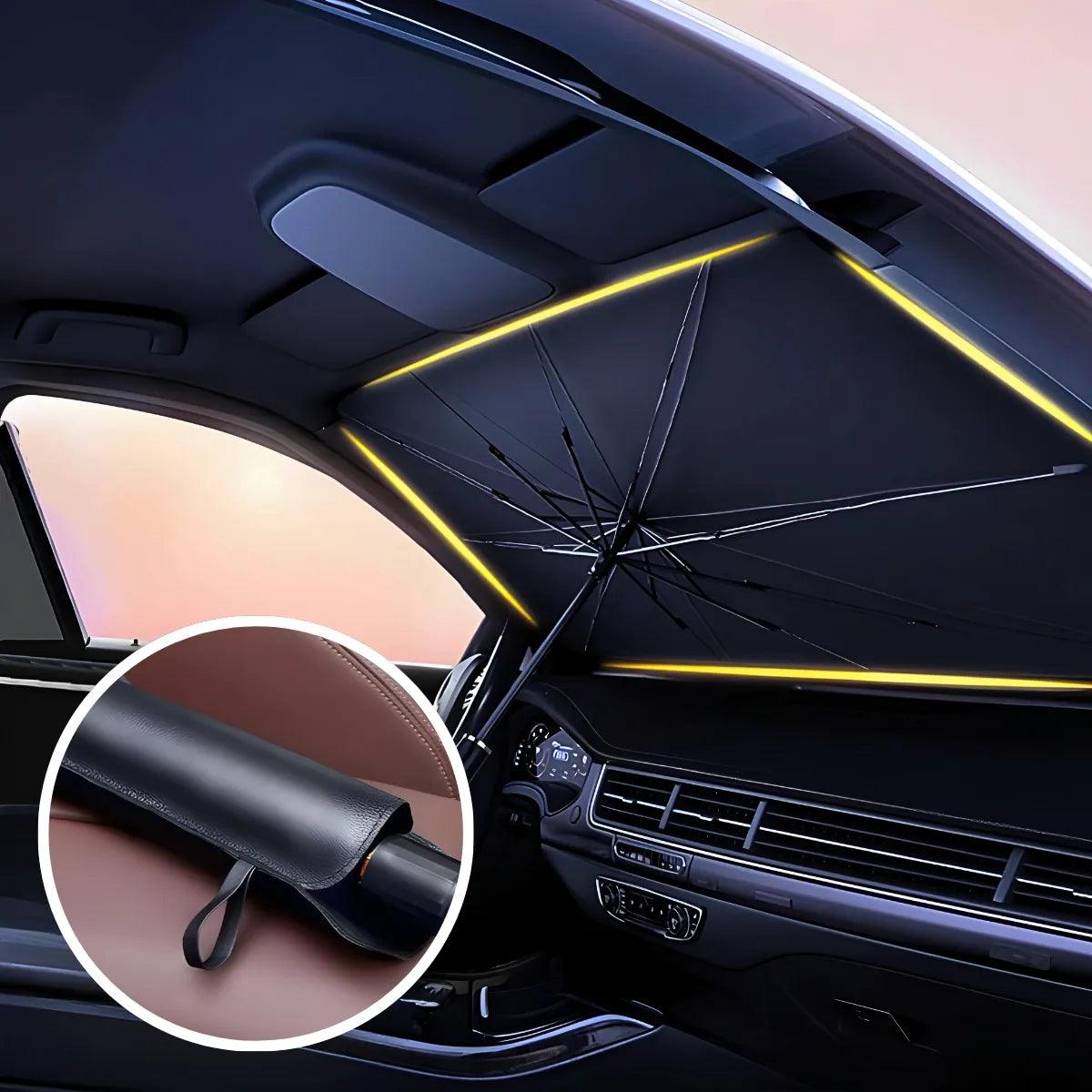 Protetor Solar Retrátil para Para-brisa - Proteção UV