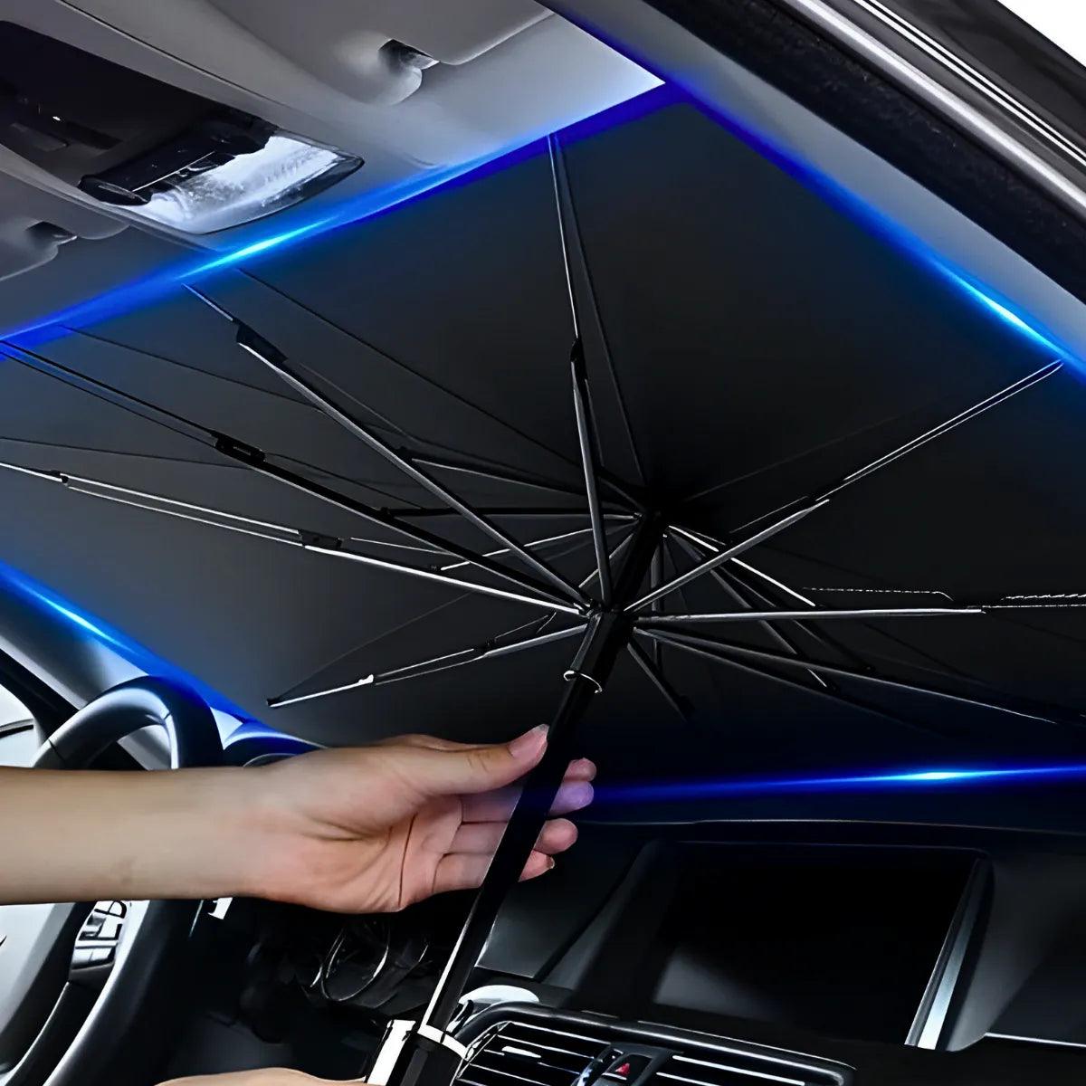 Protetor Solar Retrátil para Para-brisa - Proteção UV