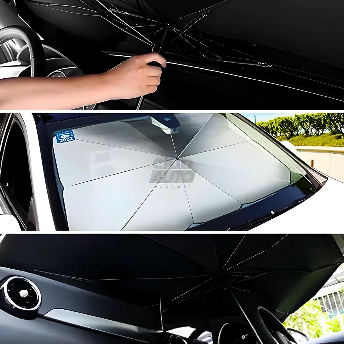 Protetor Solar Retrátil para Para-brisa - Proteção UV