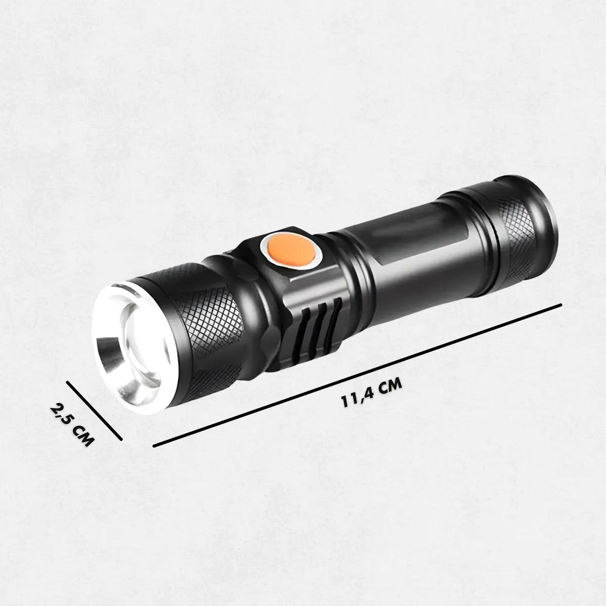 Lanterna UV Mágica Recarregável - Luz Negra