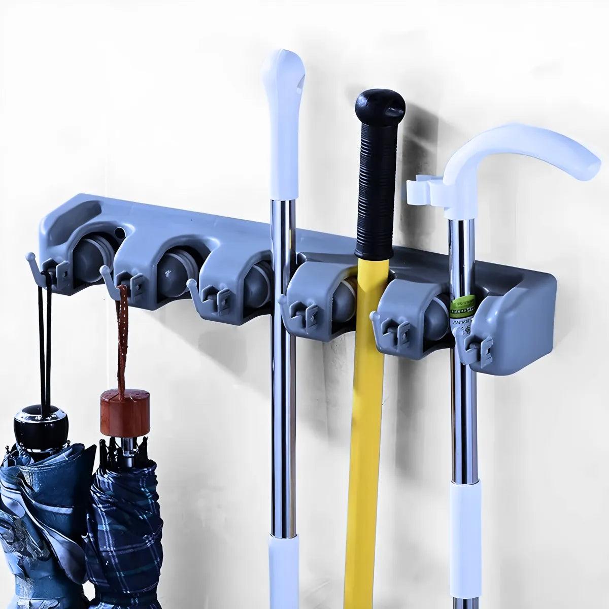 OrganizaFácil – Suporte Multiuso para Vassouras e Utensílios
